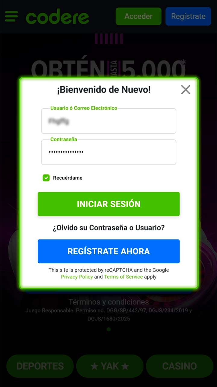 Consulta la lista de tenistas en Codere.